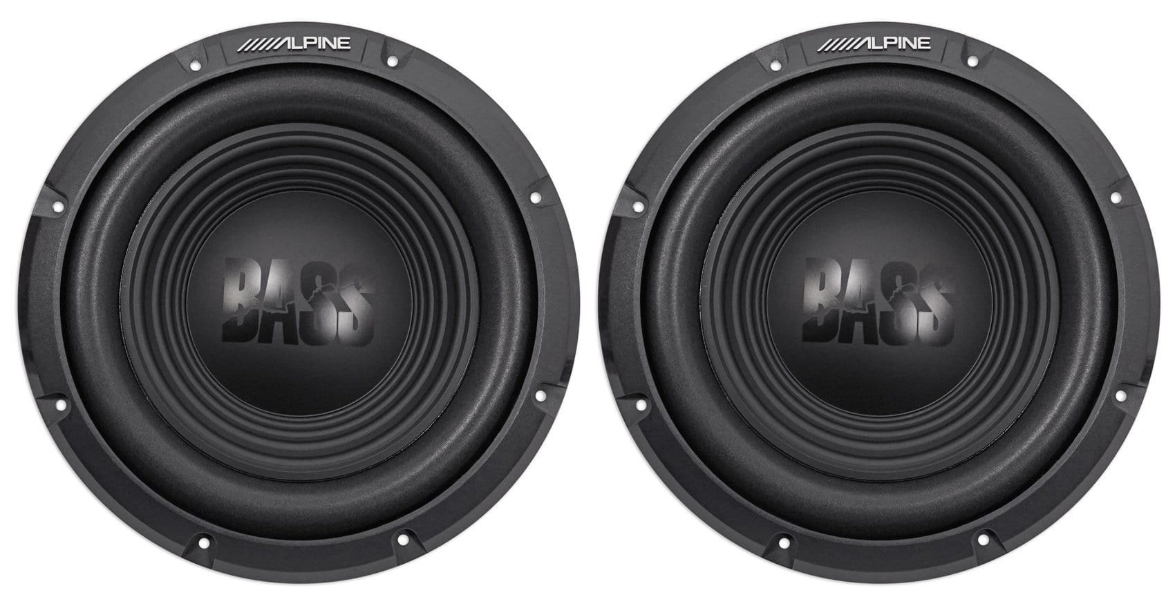 (2) Alpine W12S4 12″ 1500 Watt Peak 500 Watt RMS 4-Ohm Car Audio Subwoofers Subs